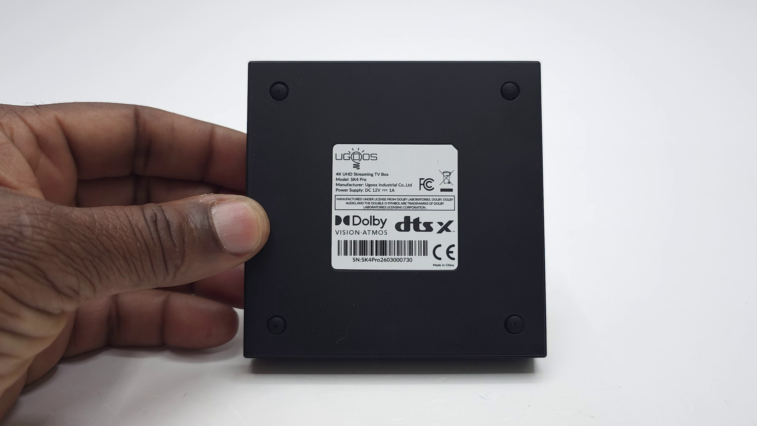 Ugoos SK4 Pro bottom panel